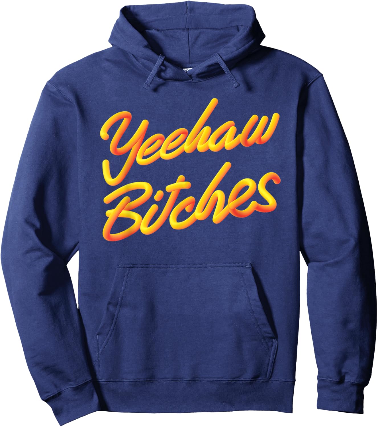 Yeehaw Bitches Country Music Western Wear Cowgirl Woman Hoodie - Hoodie | Navy