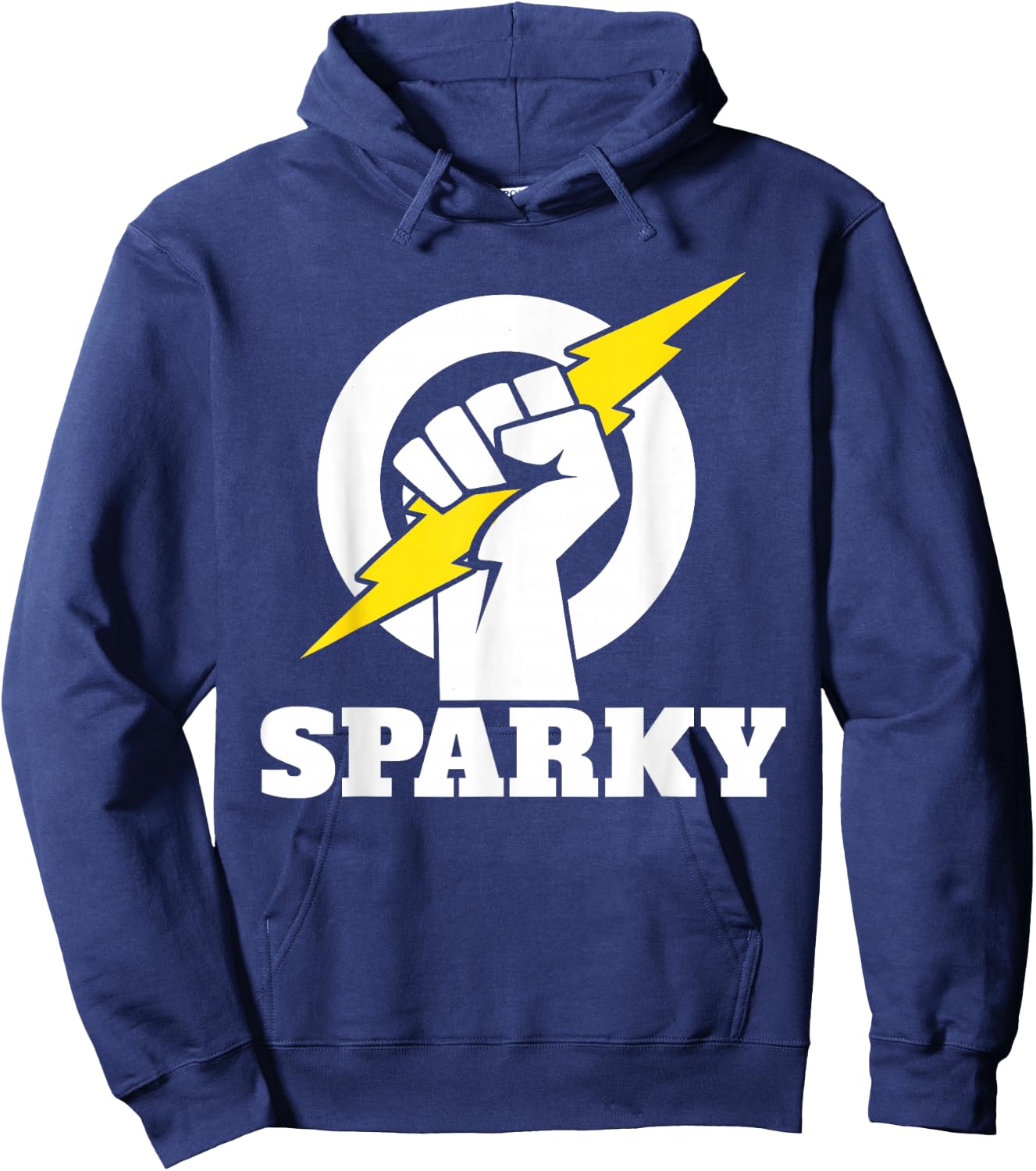 Electrician Lightning Bolt Electrician Sparky Hoodie - Hoodie | Navy