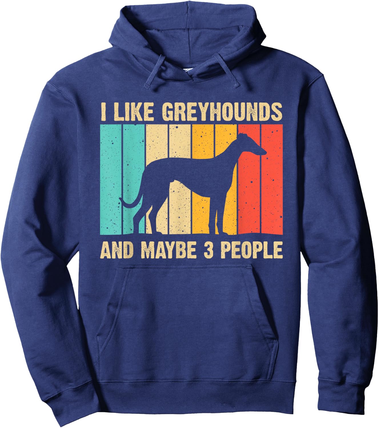 Funny Greyhound Design Men Women Italian Greyhound Dog Lover Hoodie - Hoodie | Navy
