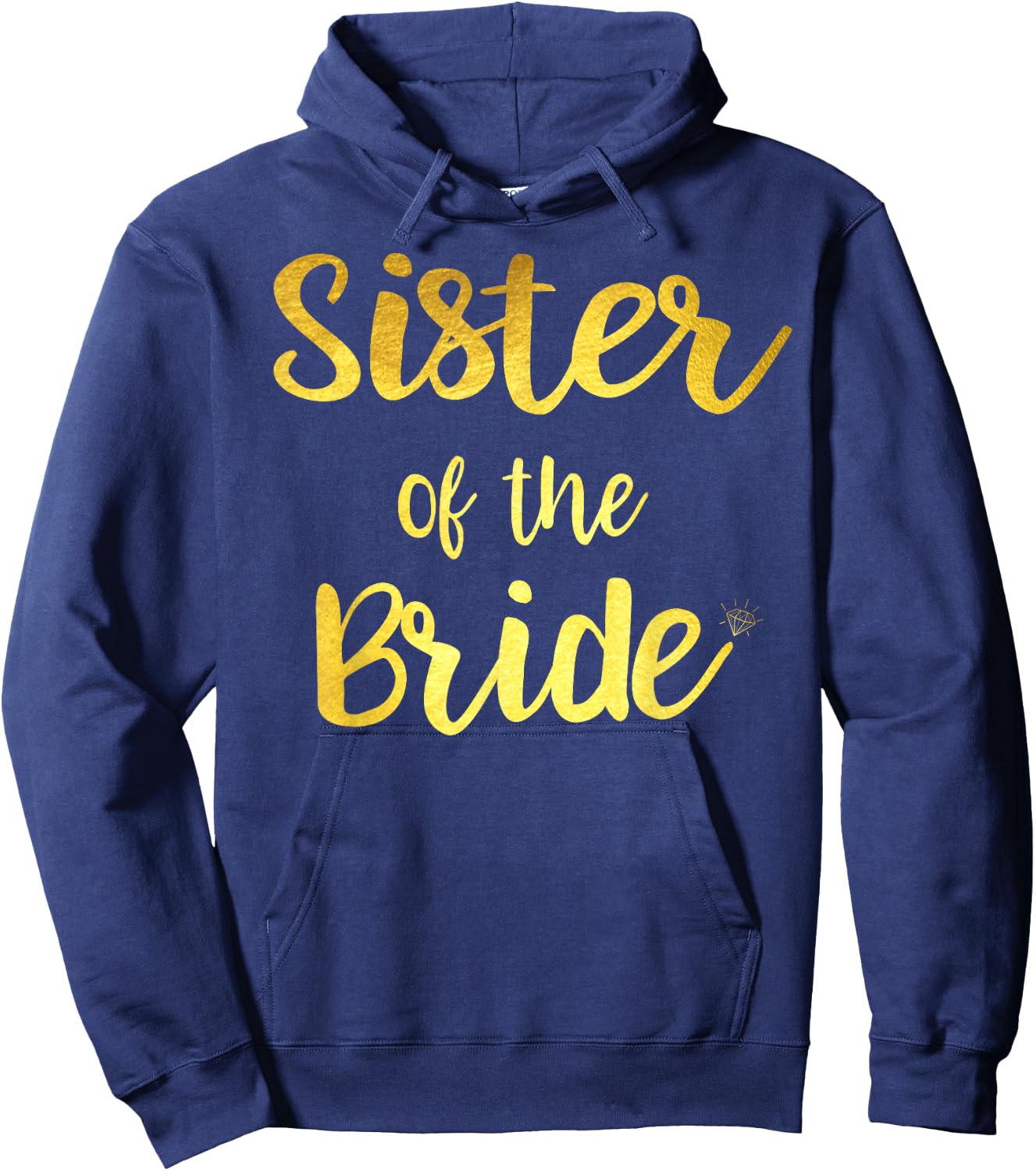 Sister Of The Bride Wedding Party Hoodie - Hoodie | Navy