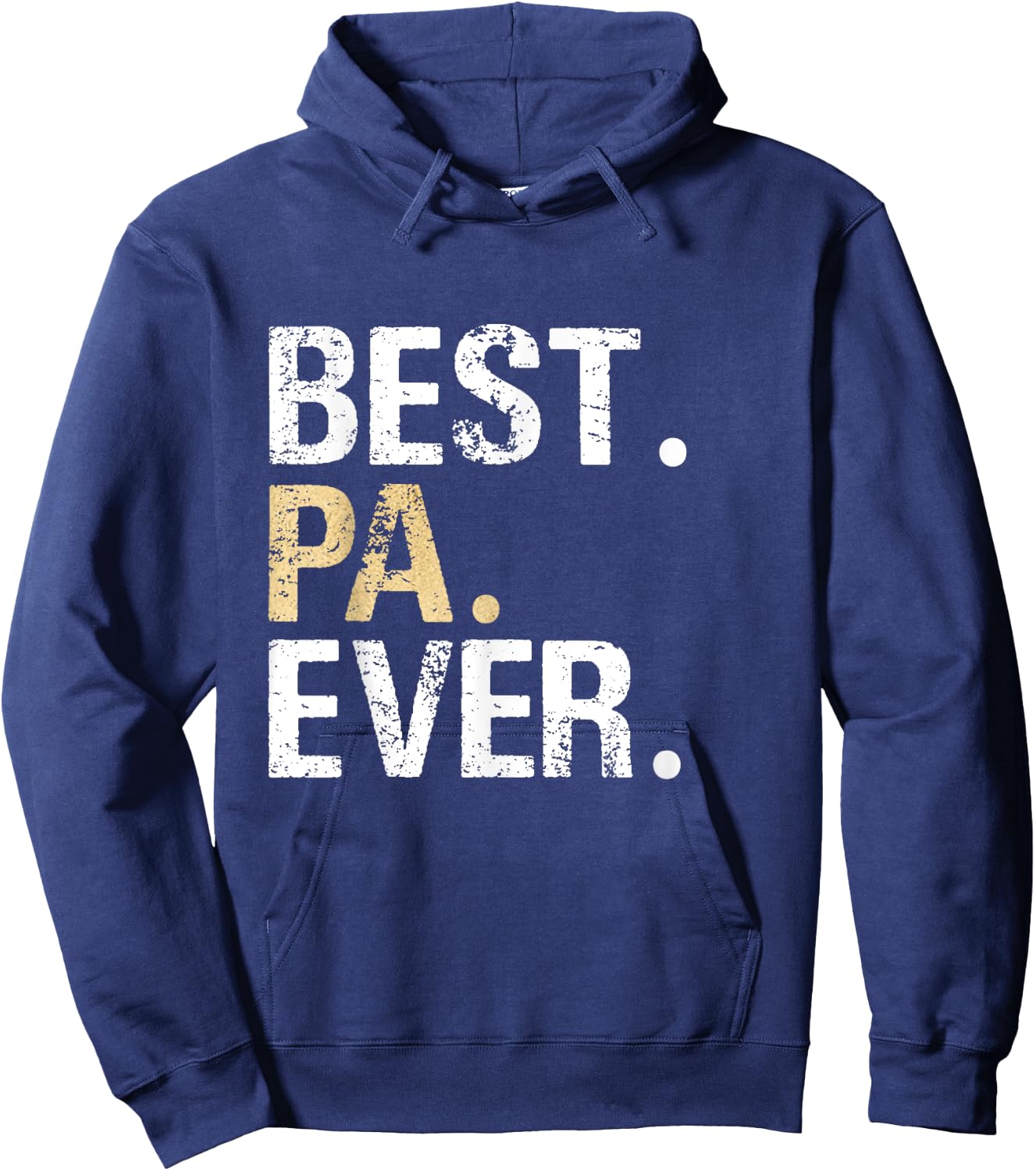 Pa Gift from Granddaughter Grandson Best Pa Hoodie - Hoodie | Navy
