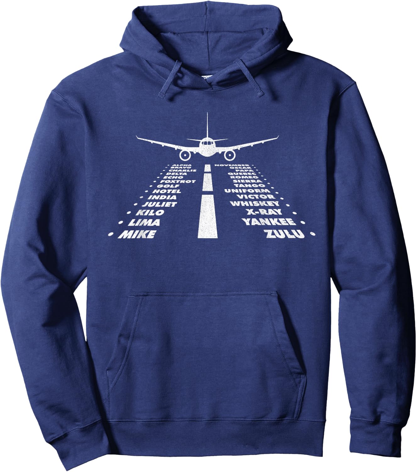 Airplane Phonetic Alphabet - Airline Pilot Aviation Lover Hoodie - Hoodie | Navy