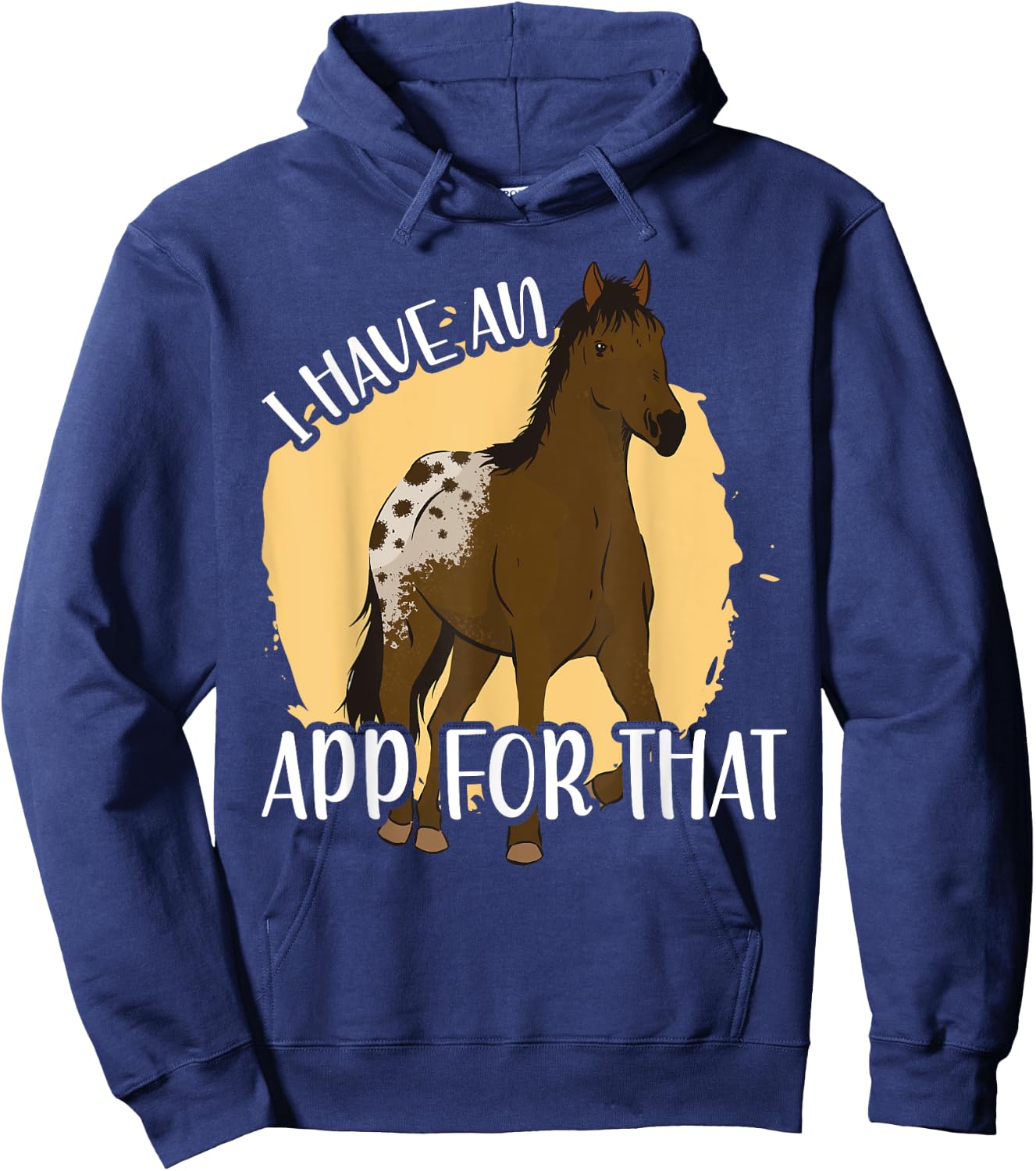 I Have An App For That, Appaloosa Hoodie - Hoodie | Navy