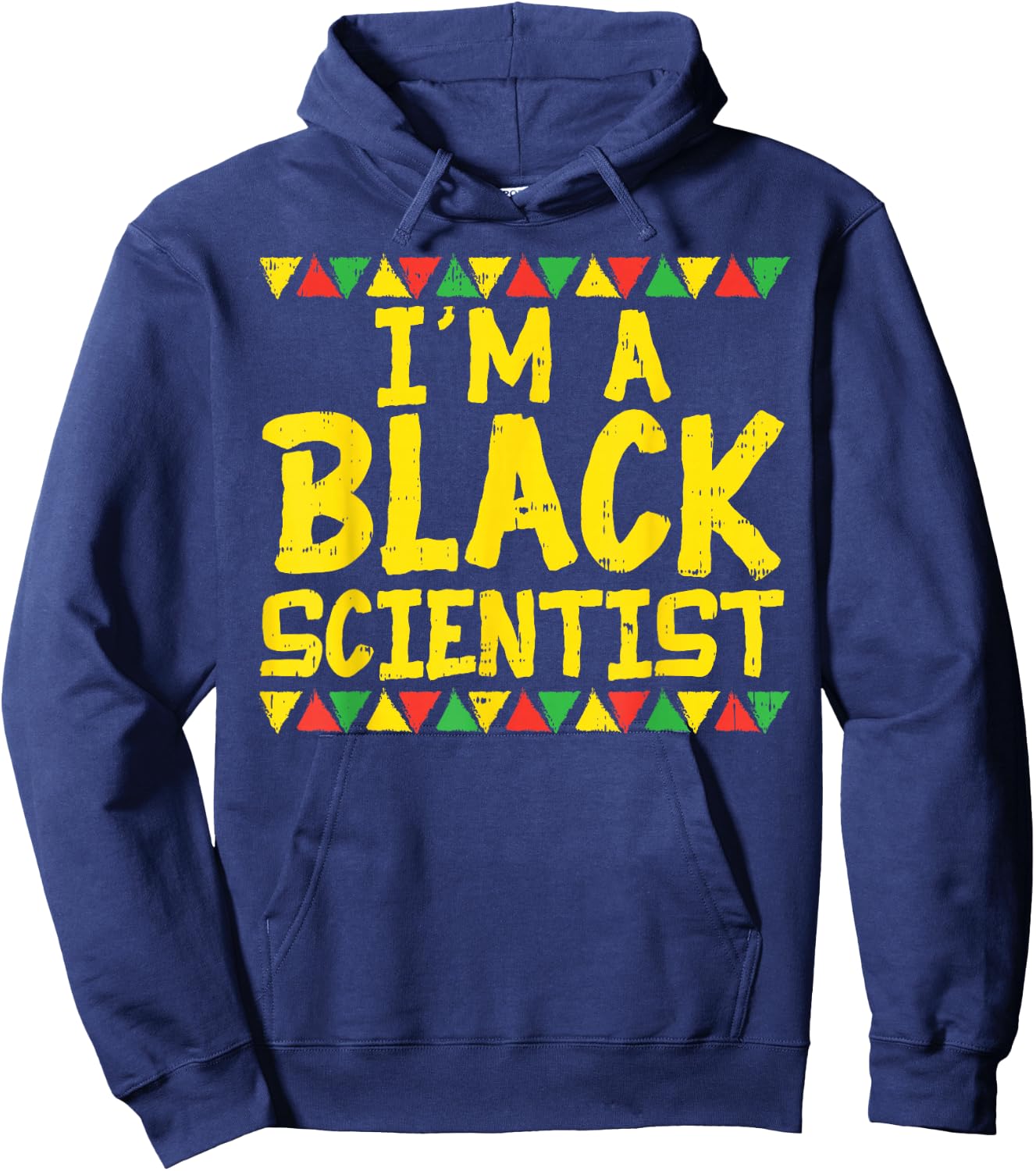 Black Scientist Chemist Physics African American Pride Gift Hoodie - Hoodie | Navy