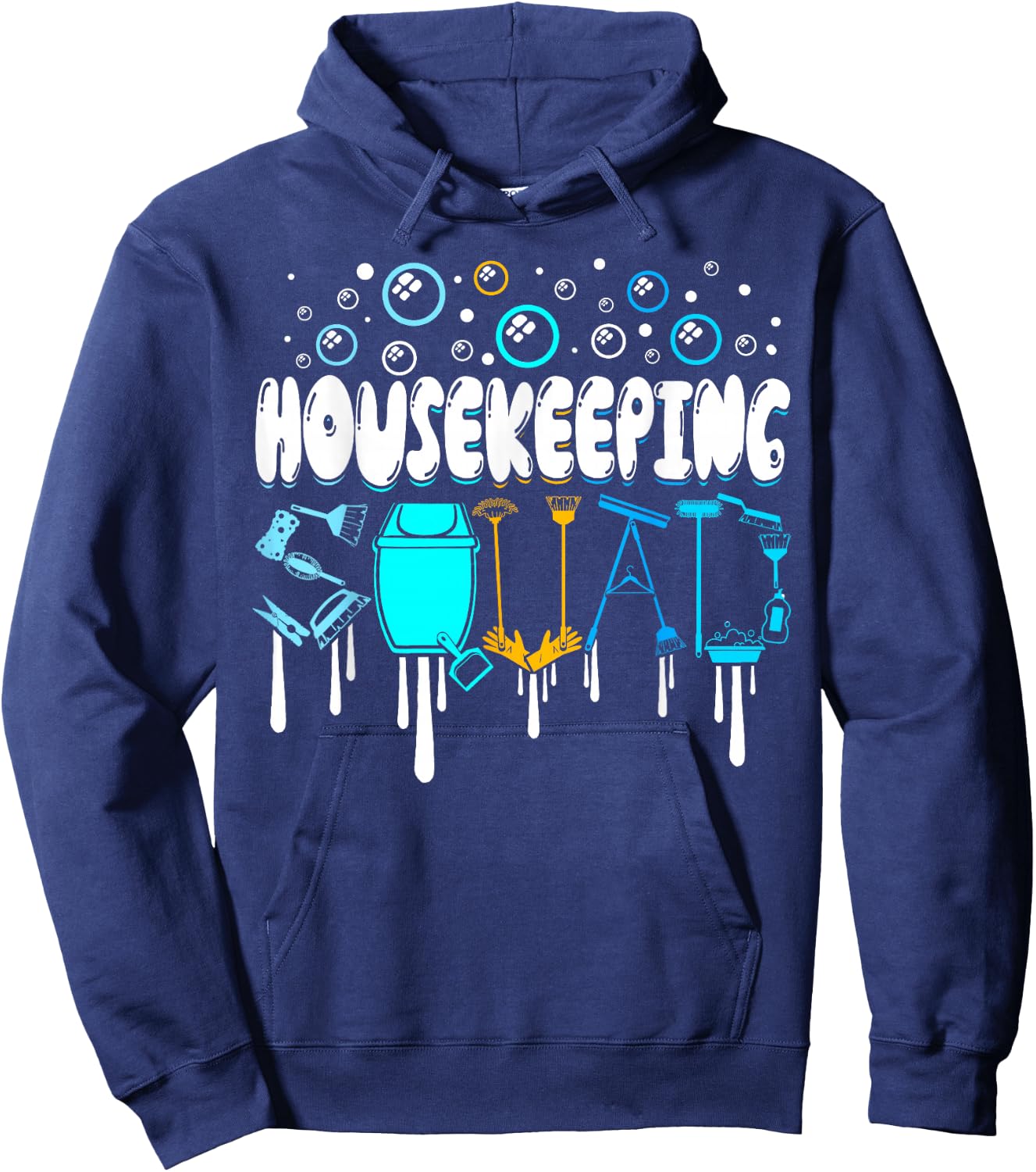 Housekeeping Squad Cleaner Cleaning Housekeeper Hoodie - Hoodie | Navy