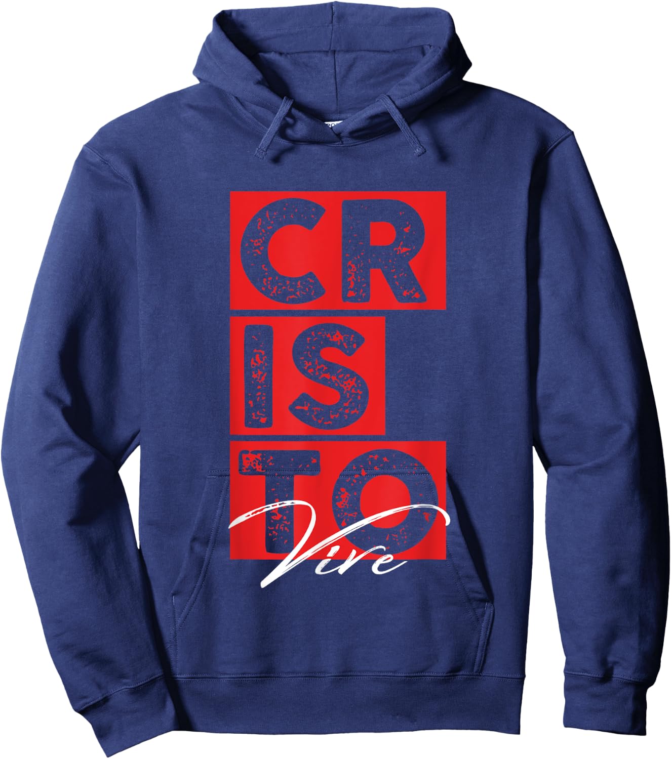 Cristo Vive Shirt Hoodie - Hoodie | Navy