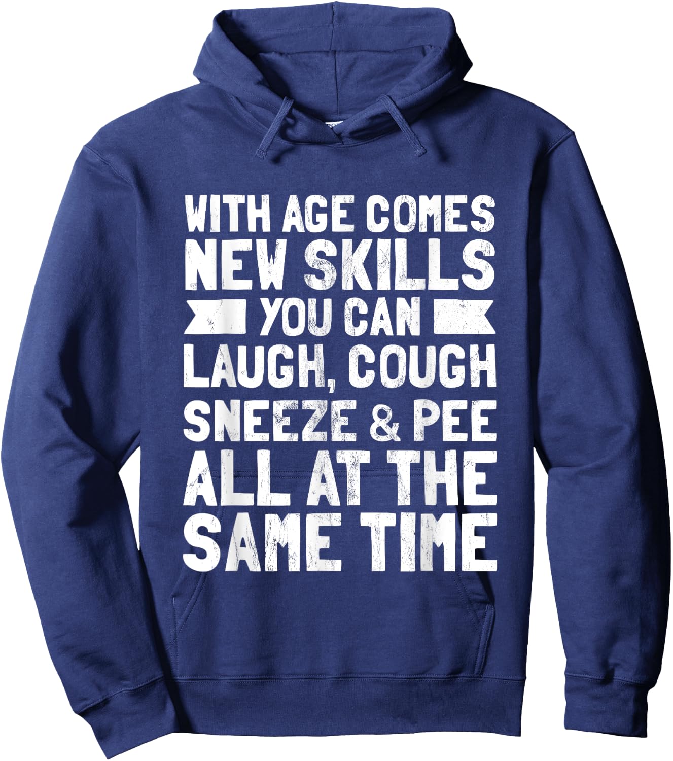 Funny 60th Birthday Gag Gift Funny 60 Year Old Joke Hoodie - Hoodie | Navy