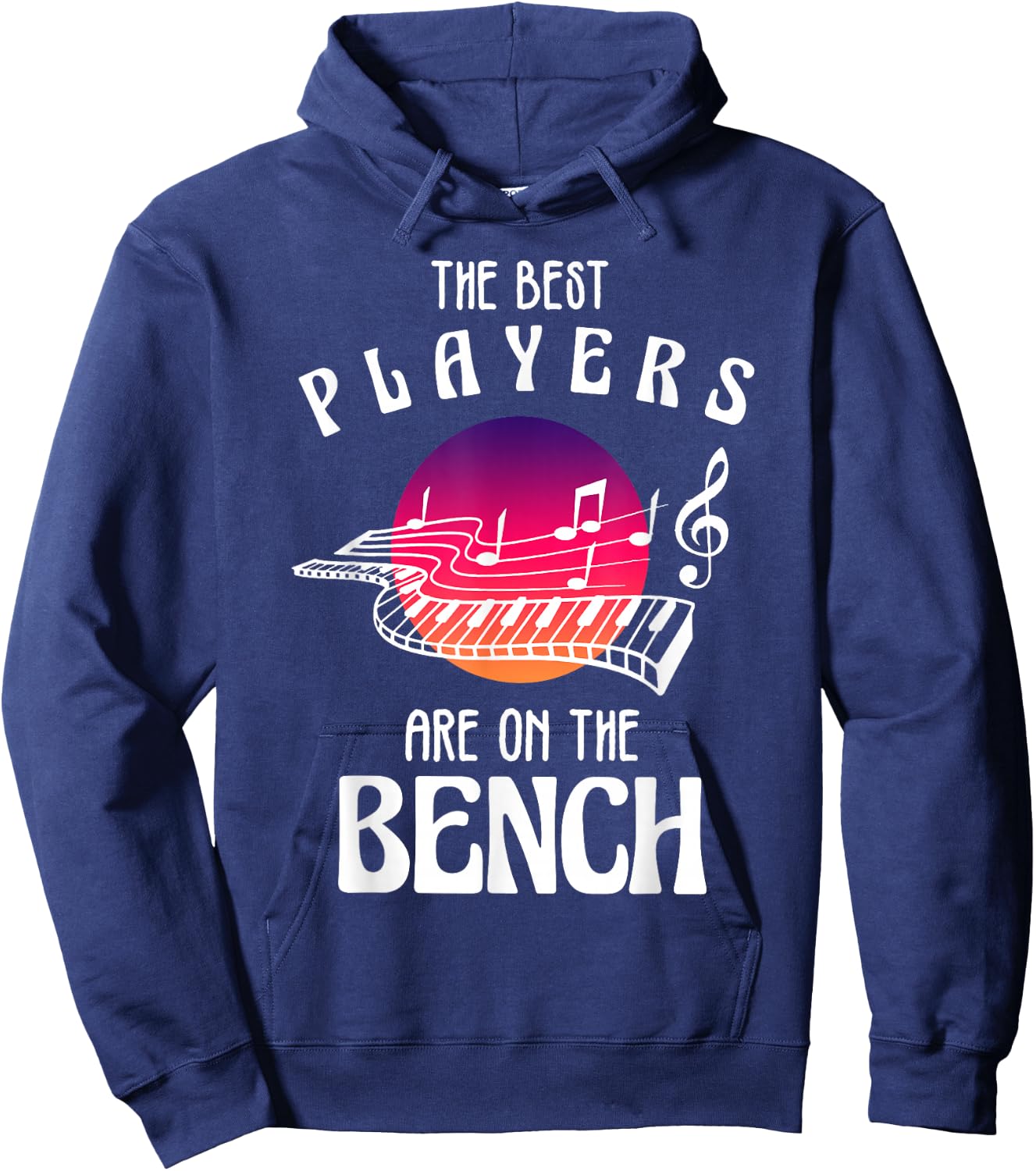 Funny Piano Art Women Kids Piano Player Pianists Hoodie - Hoodie | Navy