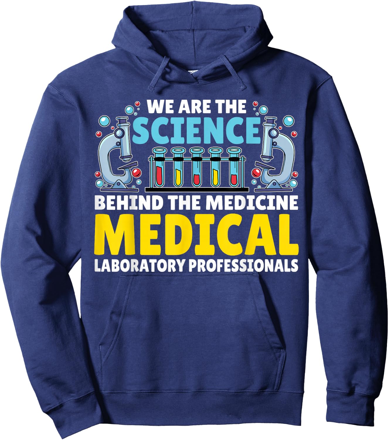 Happy lab week 2026 Phlebotomist Laboratory Week 2026 Hoodie - Hoodie | Navy