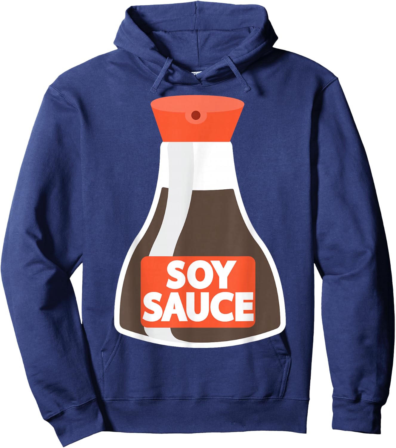 Soy Sauce Easy Sushi and Soysauce Couple Halloween Costume Hoodie - Hoodie | Navy