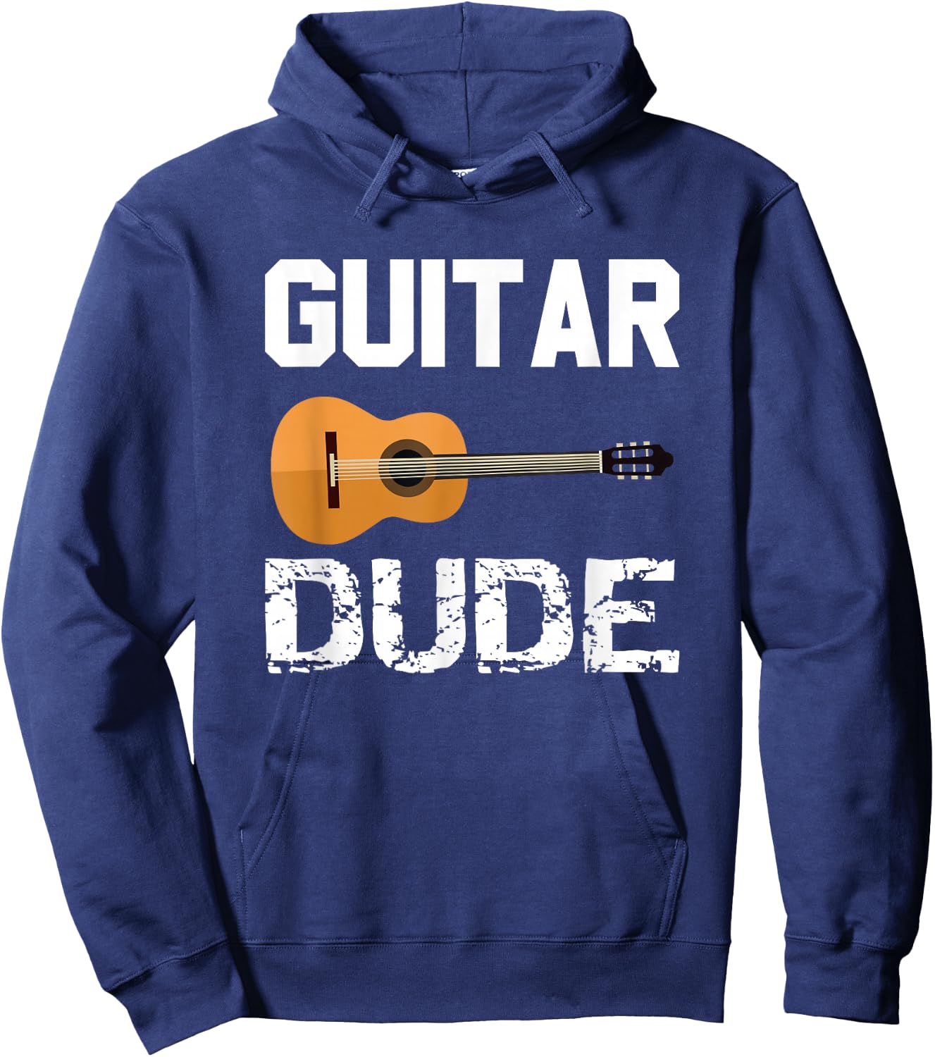 Guitars Acoustic Classical Gift Boys Men Kids Hoodie - Hoodie | Navy
