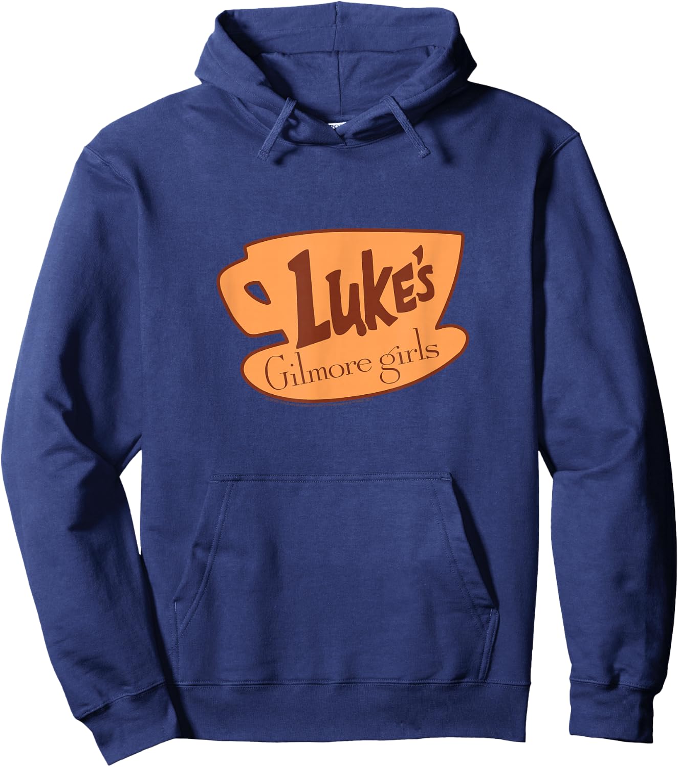 Gilmore Girls Luke's Coffee Classic Coffee Cup Logo TV Show Hoodie - Hoodie | Navy