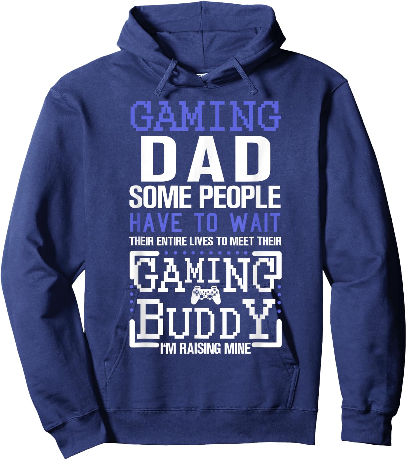 Gaming Dad Funny Father Kid Matching Hoodie - Hoodie | Navy