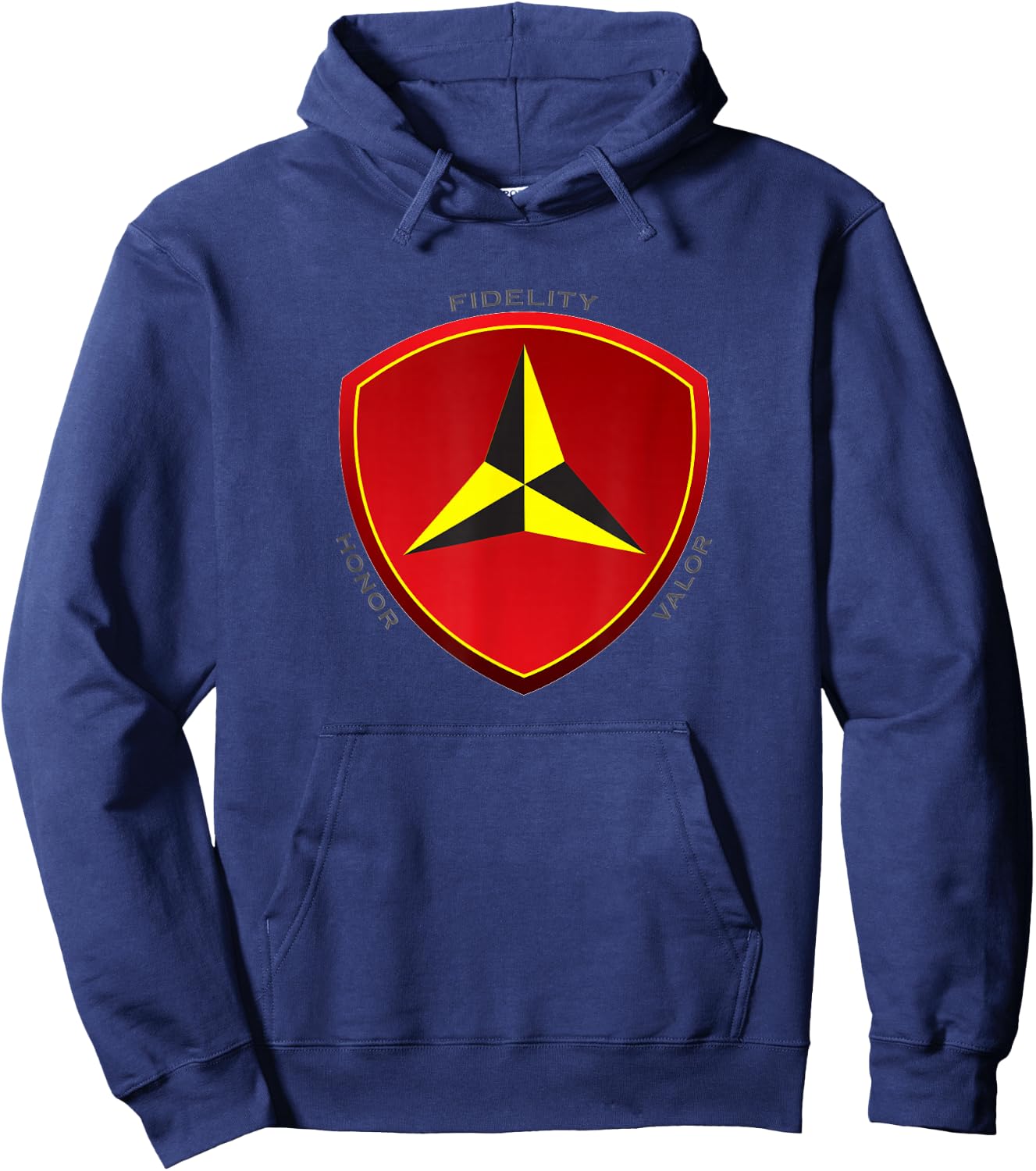 U. S. Marine Corps EGA 3rd Division Hoodie - Hoodie | Navy