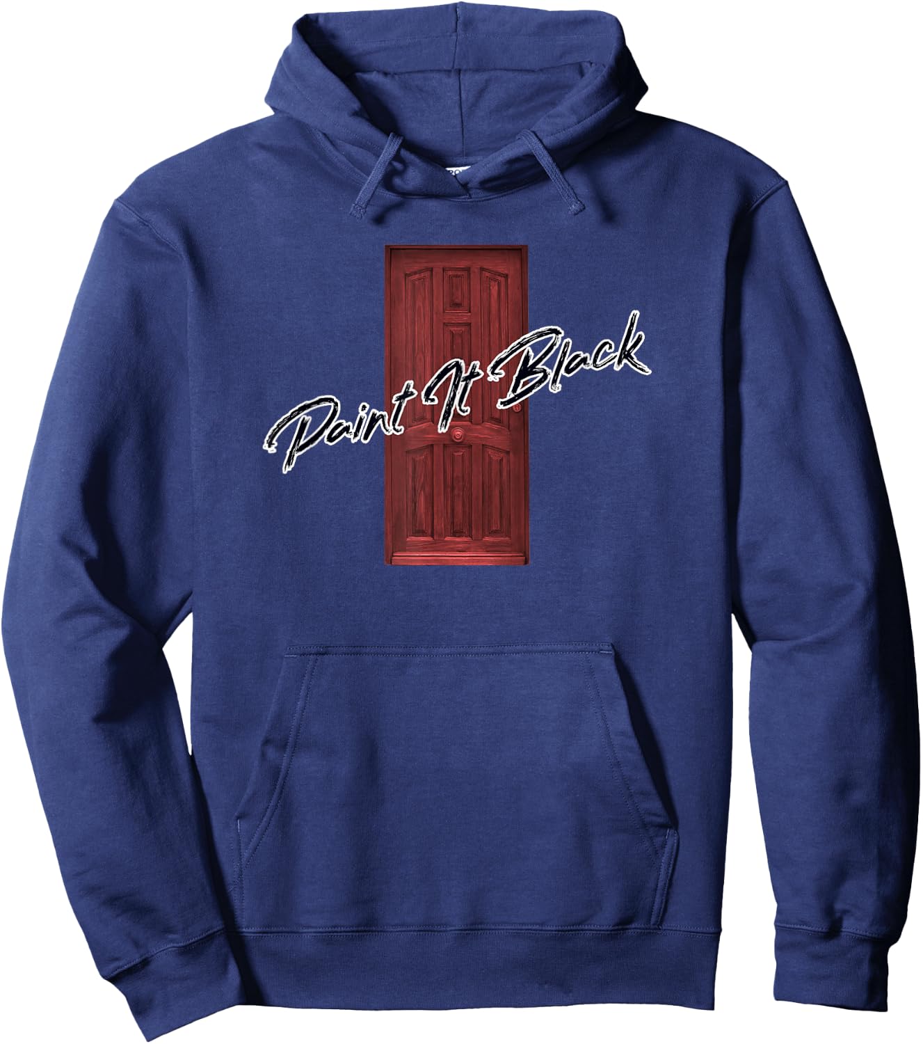 Outcast Crew Clothing co. paint it black signature design Hoodie - Hoodie | Navy