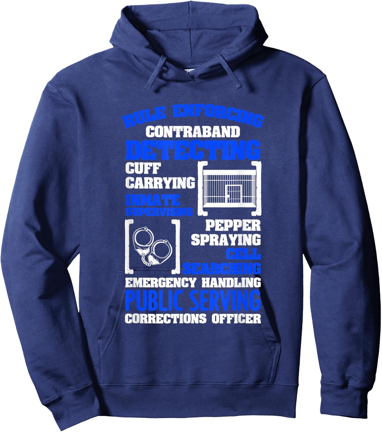 Correction Officer Correctional Officer s Hoodie - Hoodie | Navy