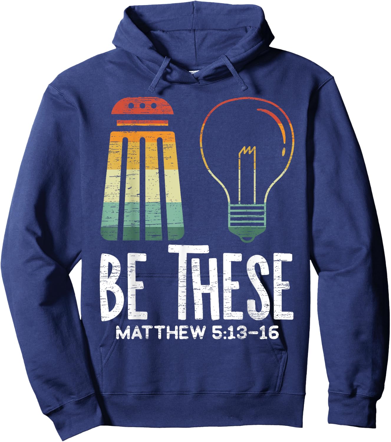 Christian Believer Religious Pastor Bible Scripture Hoodie - Hoodie | Navy