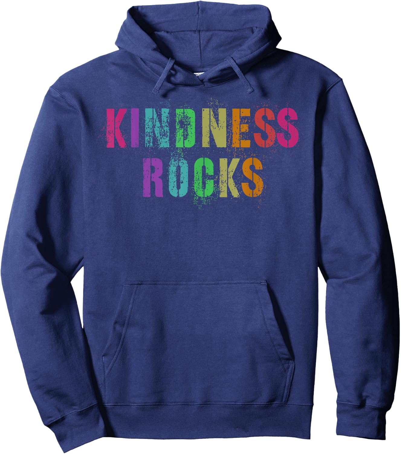 Vintage KINDNESS ROCKS Kind Rolling Back Be Good Teacher Men Women Kids Hoodie - Hoodie | Navy