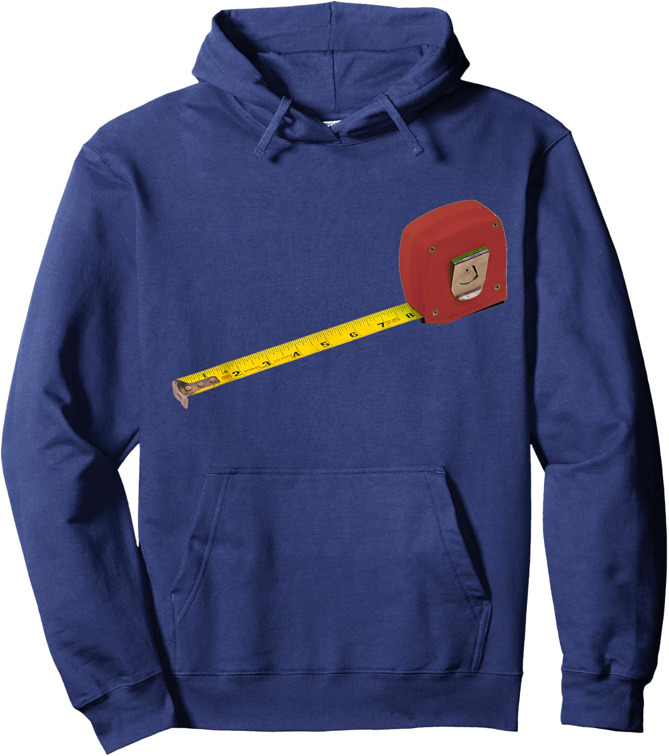 Simple Tools Tape Measure for Carpenters, Mechanics, DIY Hoodie - Hoodie | Navy