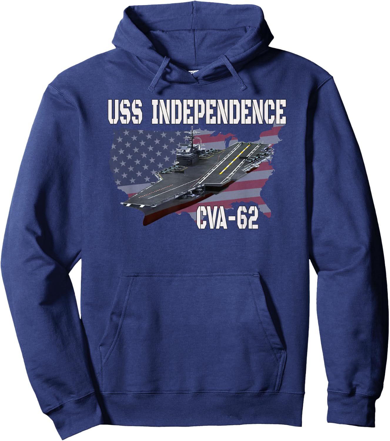 USS Independence CVA-62 Aircraft Carrier Veterans Day Hoodie - Hoodie | Navy