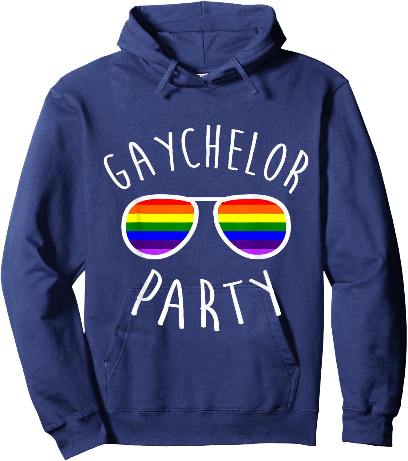 LGBT Pride Gay Bachelor Party Gaychelor Engagement Hoodie - Hoodie | Navy