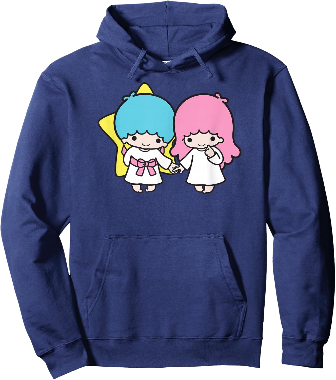 Little Twins Stars Holding Hands Hoodie - Hoodie | Navy