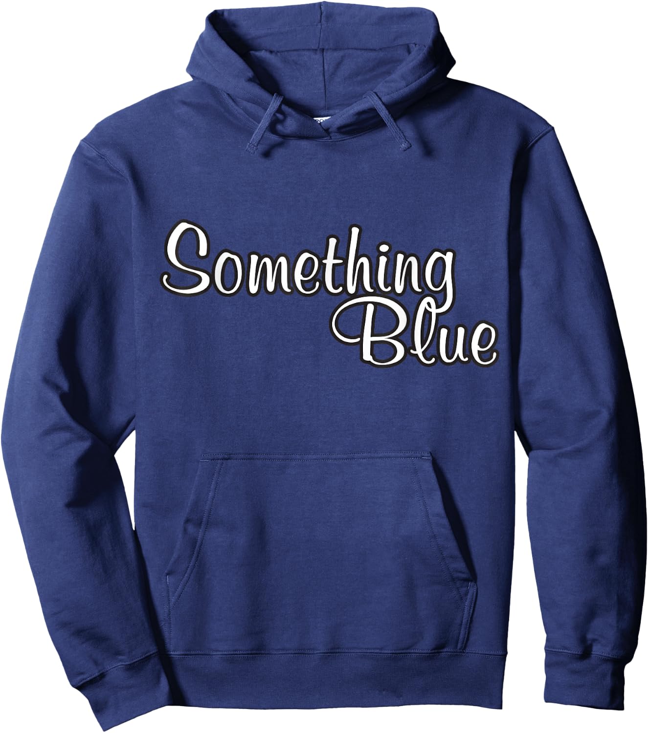 Funny Bride Something Blue Wedding Engagement Bridal Shower Hoodie - Hoodie | Navy