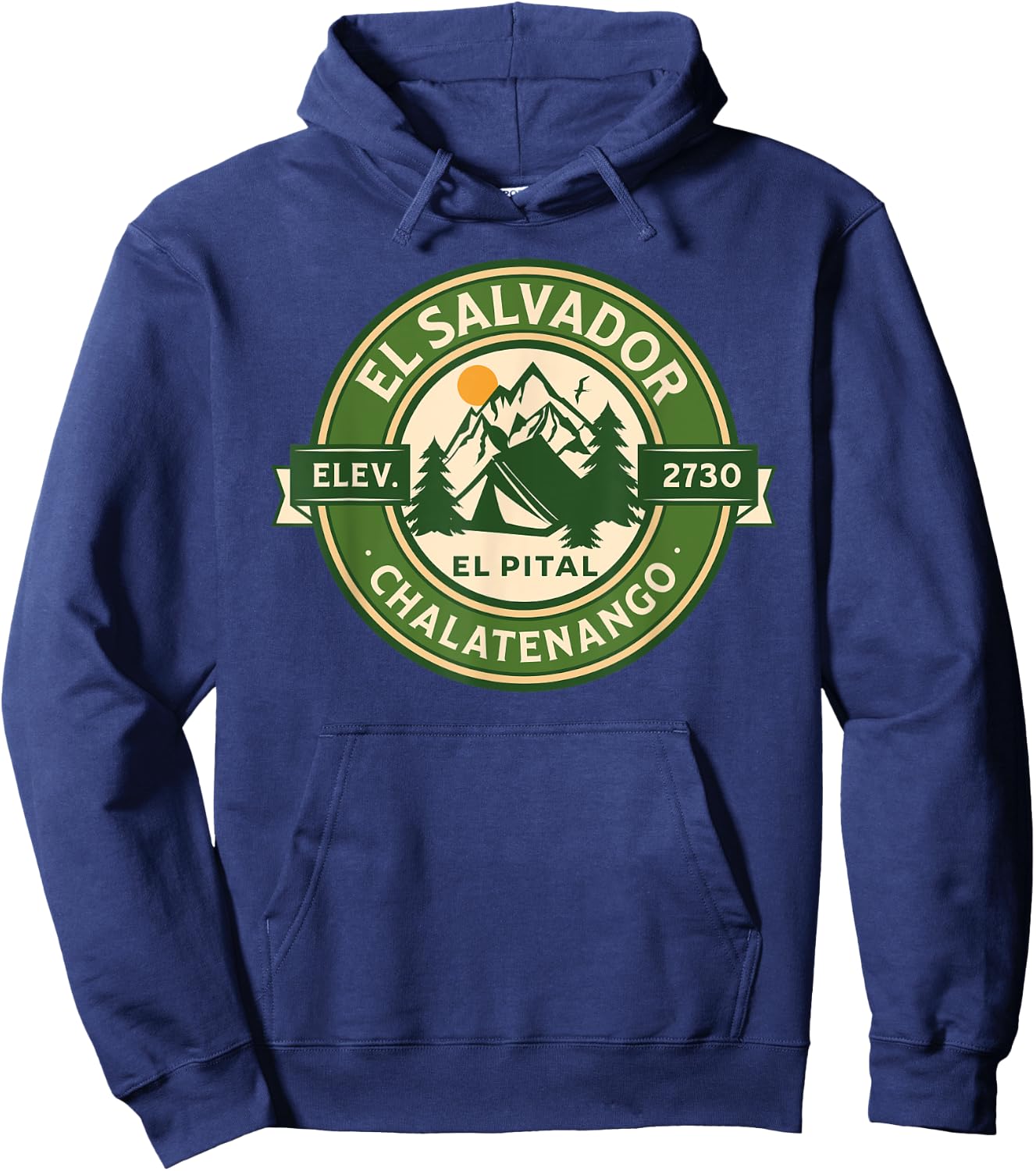 El Pital Chalatenango El Salvador Hoodie - Hoodie | Navy