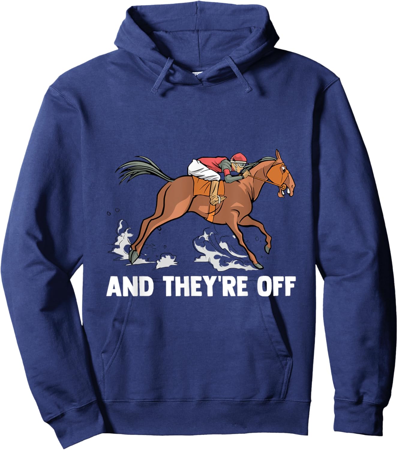 And They're Of Gift jockeys horse riders Hoodie - Hoodie | Navy