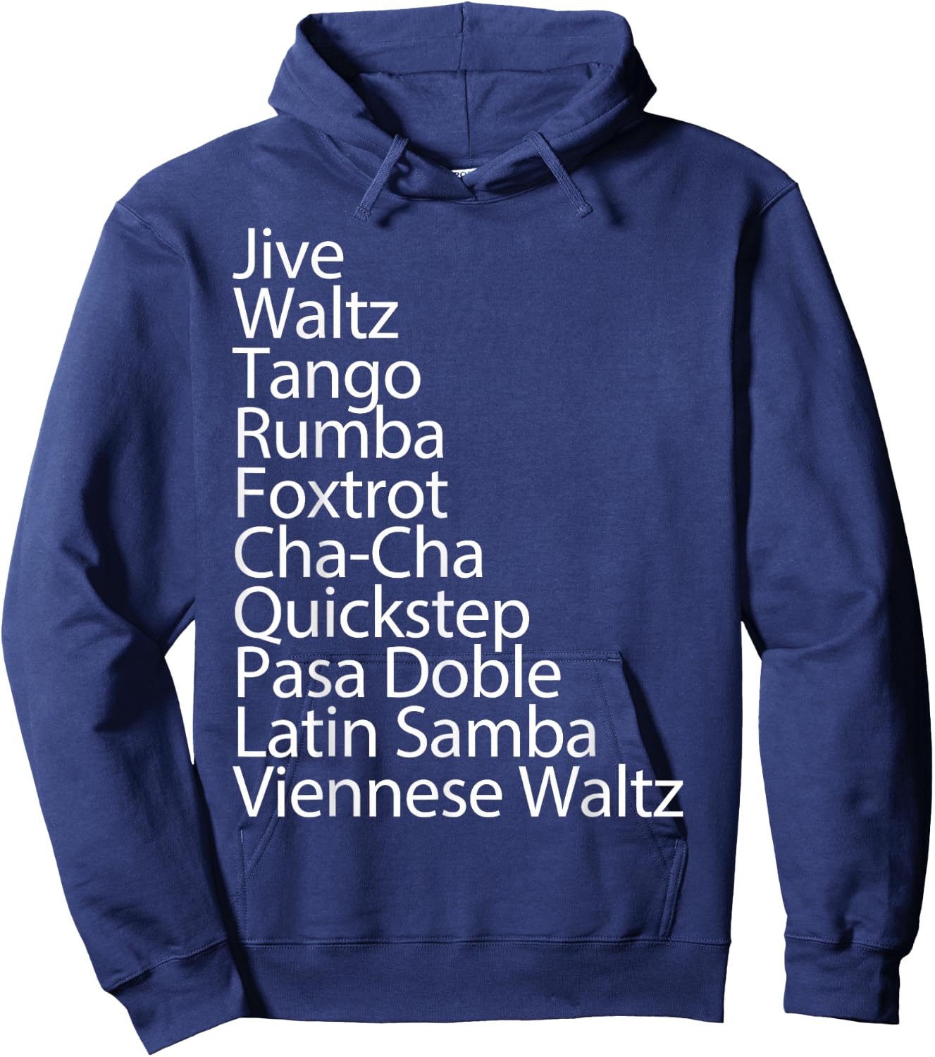 Ballroom Dancer 10 Traditional Dances Gift Hoodie - Hoodie | Navy
