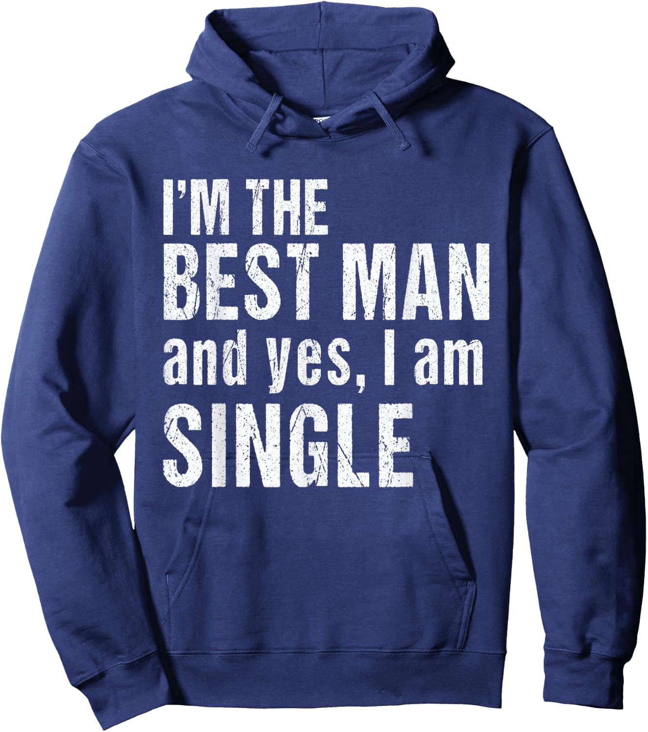 Best Man Bachelor Party Shirt | Funny Best Man Hoodie - Hoodie | Navy