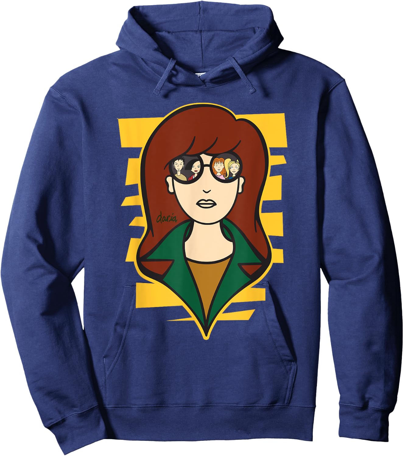 Mademark x Daria - Daria - Reflection Hoodie - Hoodie | Navy