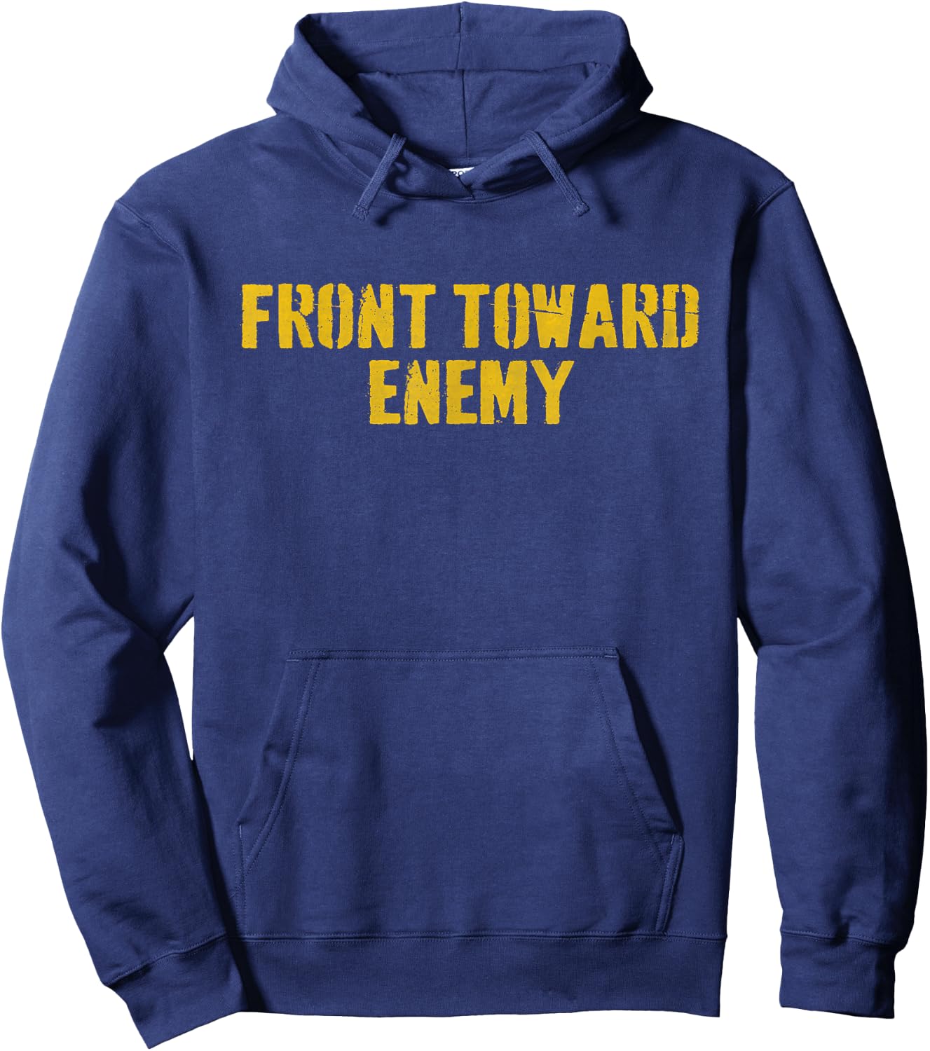 Front Toward Enemy America USA Military Flag Claymore Mine Hoodie - Hoodie | Navy