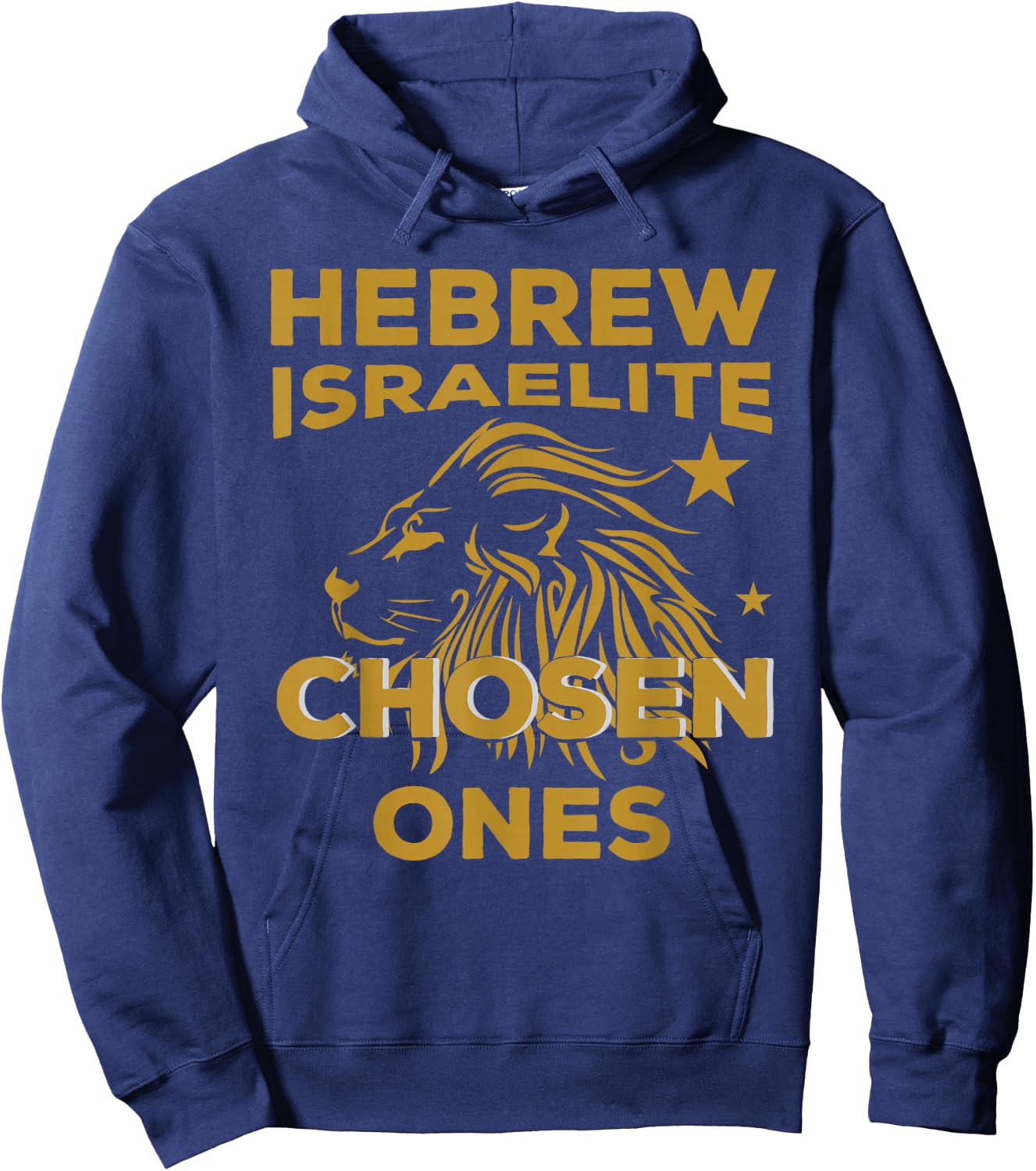 Hebrew Israelite Chosen Ones Lion Judah T Shirt Hoodie - Hoodie | Navy