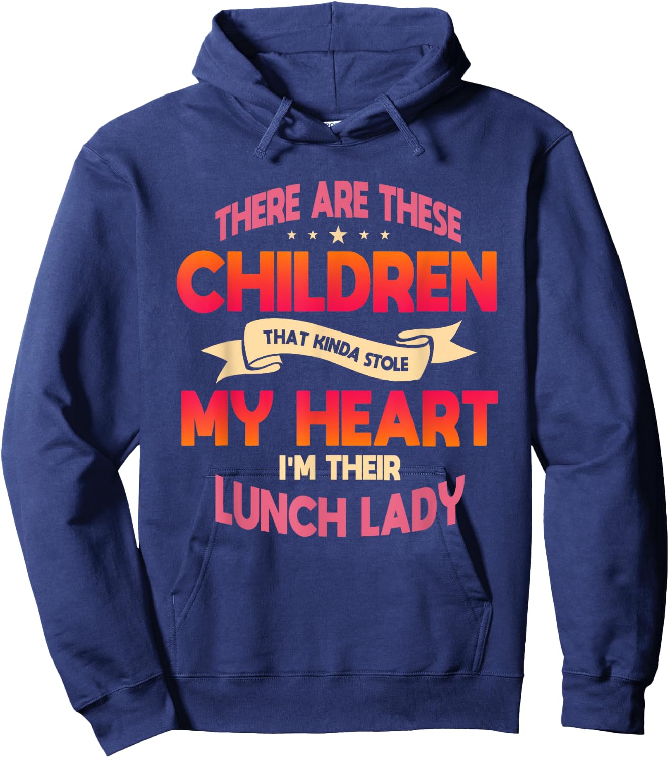 Lunch Lady Cafeteria Crew School Kitchen Staff Food Service Hoodie - Hoodie | Navy