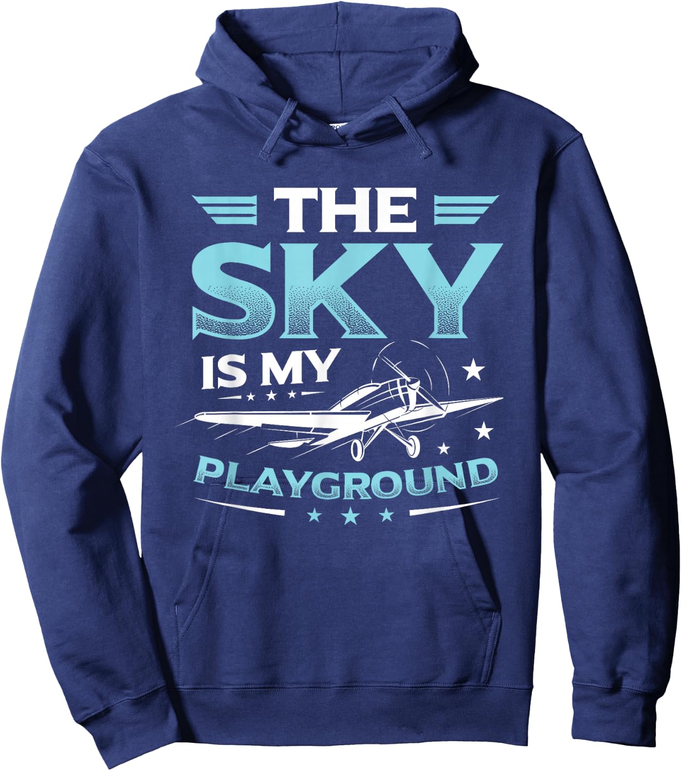 The Sky Is My Playground RC Pilot Model Airplane Pilot Hoodie - Hoodie | Navy