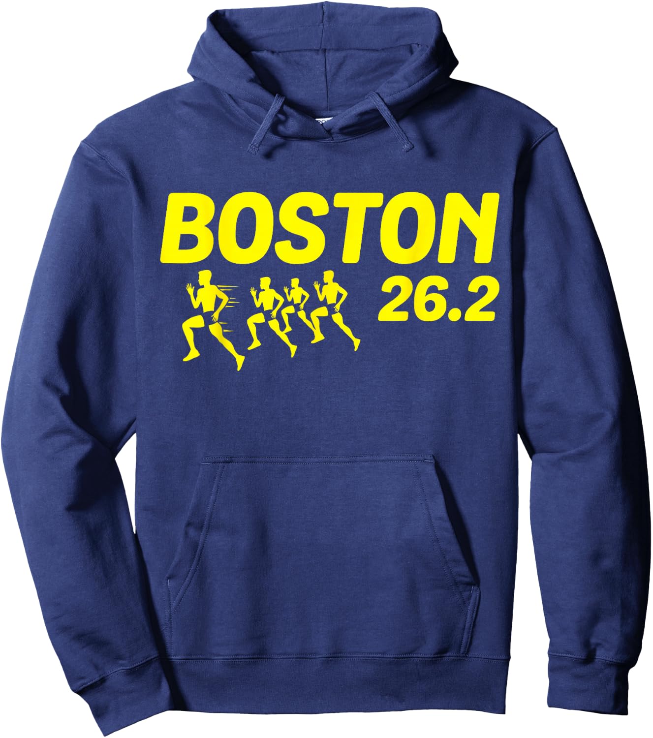 Boston 26.2 Miles 2021 Running Marathon Friend Support Gifts Small Hoodie - Hoodie | Navy