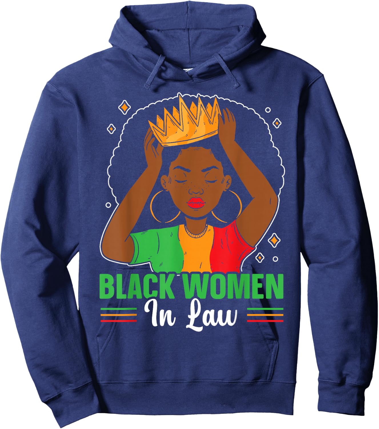 Black History Month Black Pride Law Attorney Black Lawyer Hoodie - Hoodie | Navy