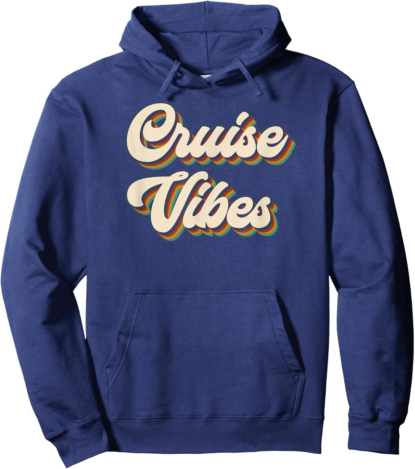 Cruise Vibes funny Family Cruise Vacation Party Trip 2023 Hoodie - Hoodie | Navy