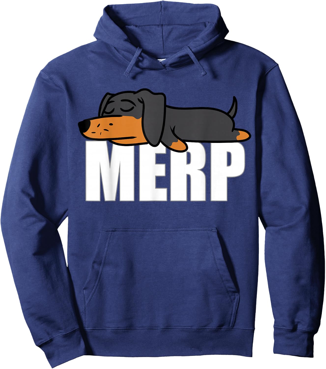 Dachshund Internet Dank Meme Merp Gifts Women Men Hoodie - Hoodie | Navy