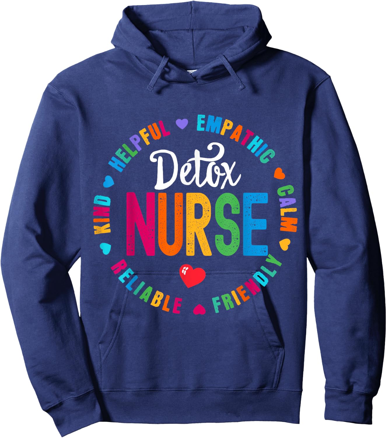 Detox Nurse Squad Appreciation Week Thank you Hoodie - Hoodie | Navy