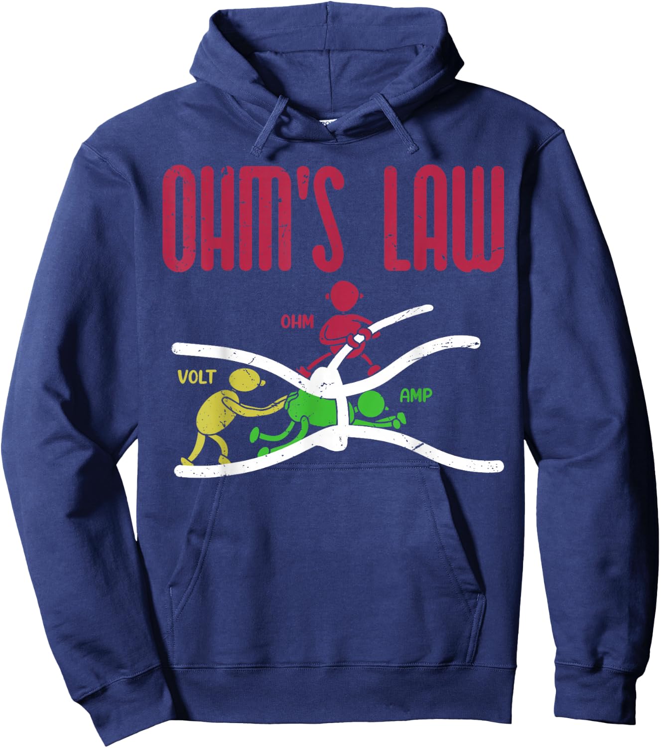 Ohm's Law Hoodie - Hoodie | Navy