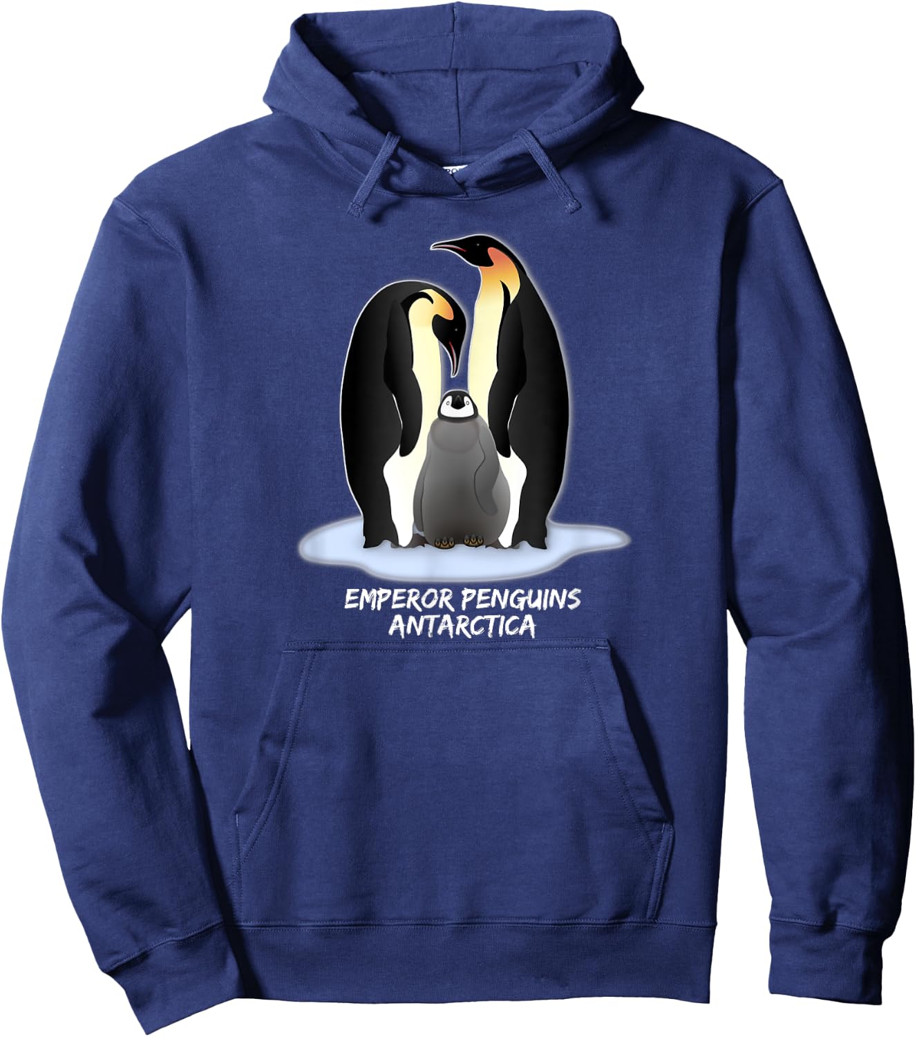 Emperor Penguins Antarctica #2 nature, wildlife Hoodie - Hoodie | Navy