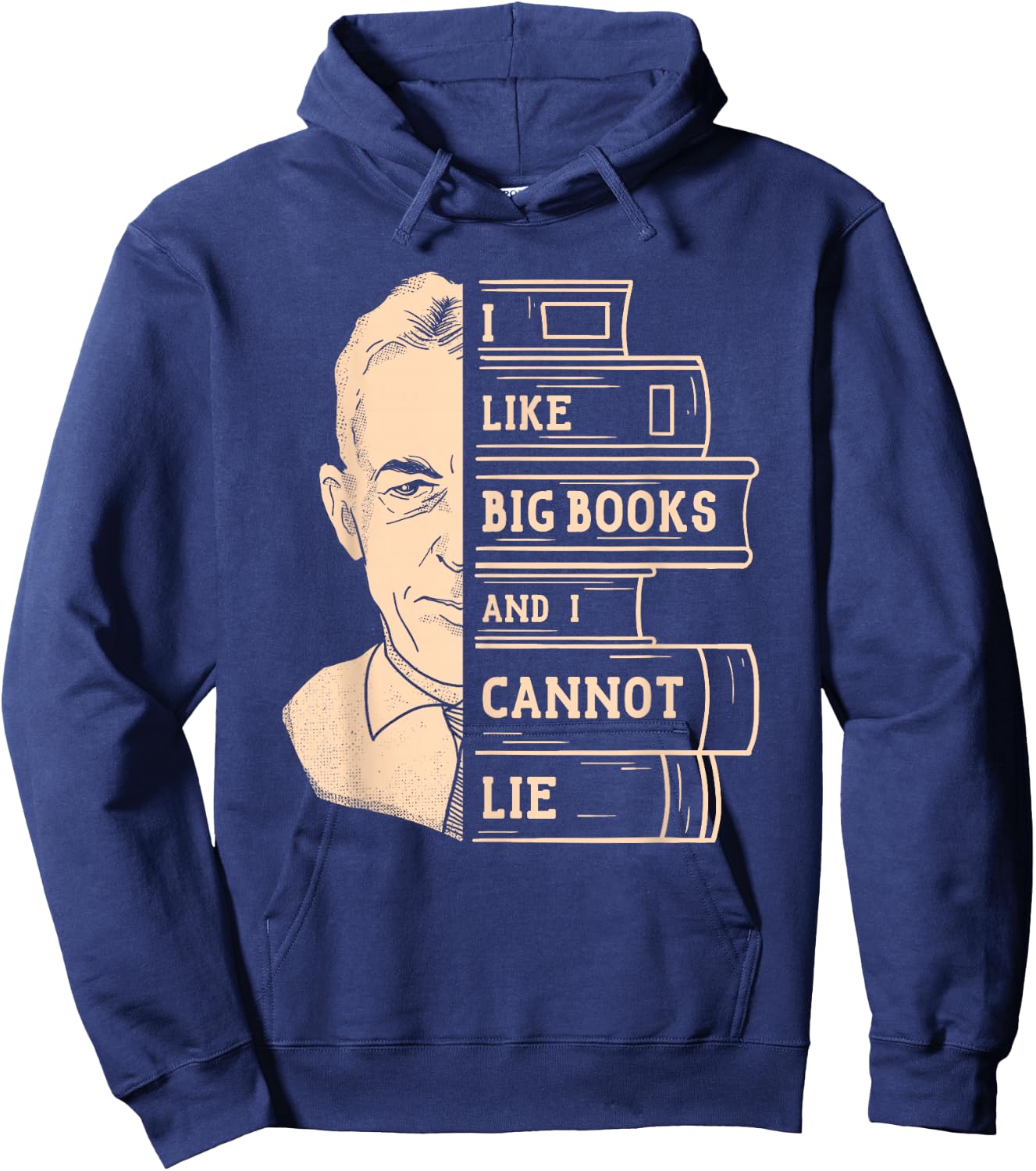 Big Books - Addiction Recovery Bill W. Alcoholics Anonymous Hoodie - Hoodie | Navy