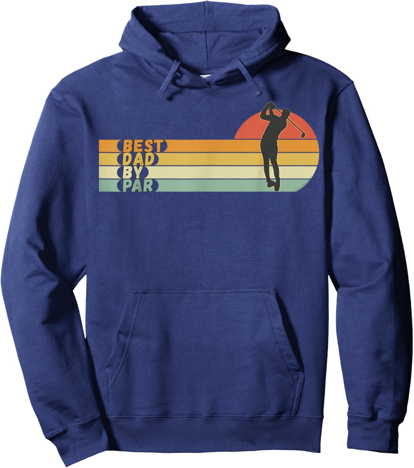 Golf - Best Dad By Par - Father's Day Golf Hoodie - Hoodie | Navy