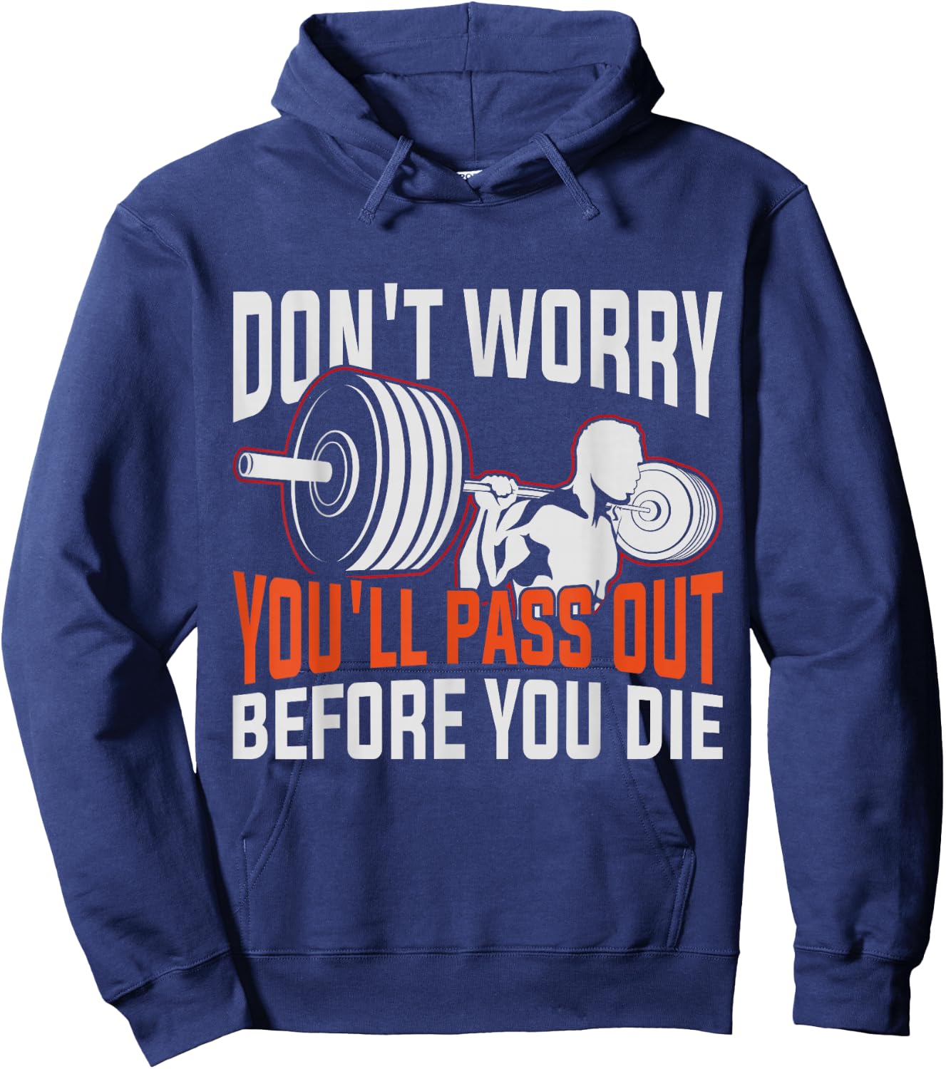 Funny Fitness Trainer Gift Gym Workout Personal Trainer Hoodie - Hoodie | Navy