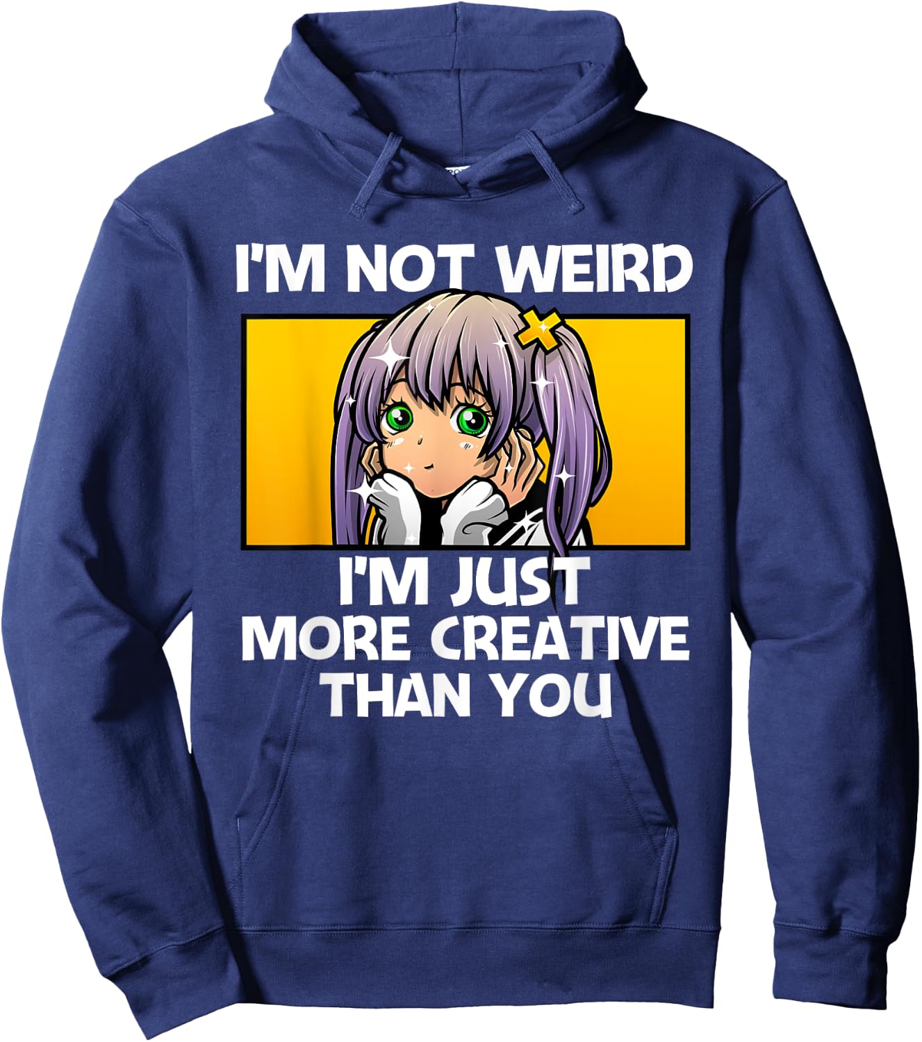 Anime Art Teen Girls Men Anime Merch Anime Lovers Hoodie - Hoodie | Navy