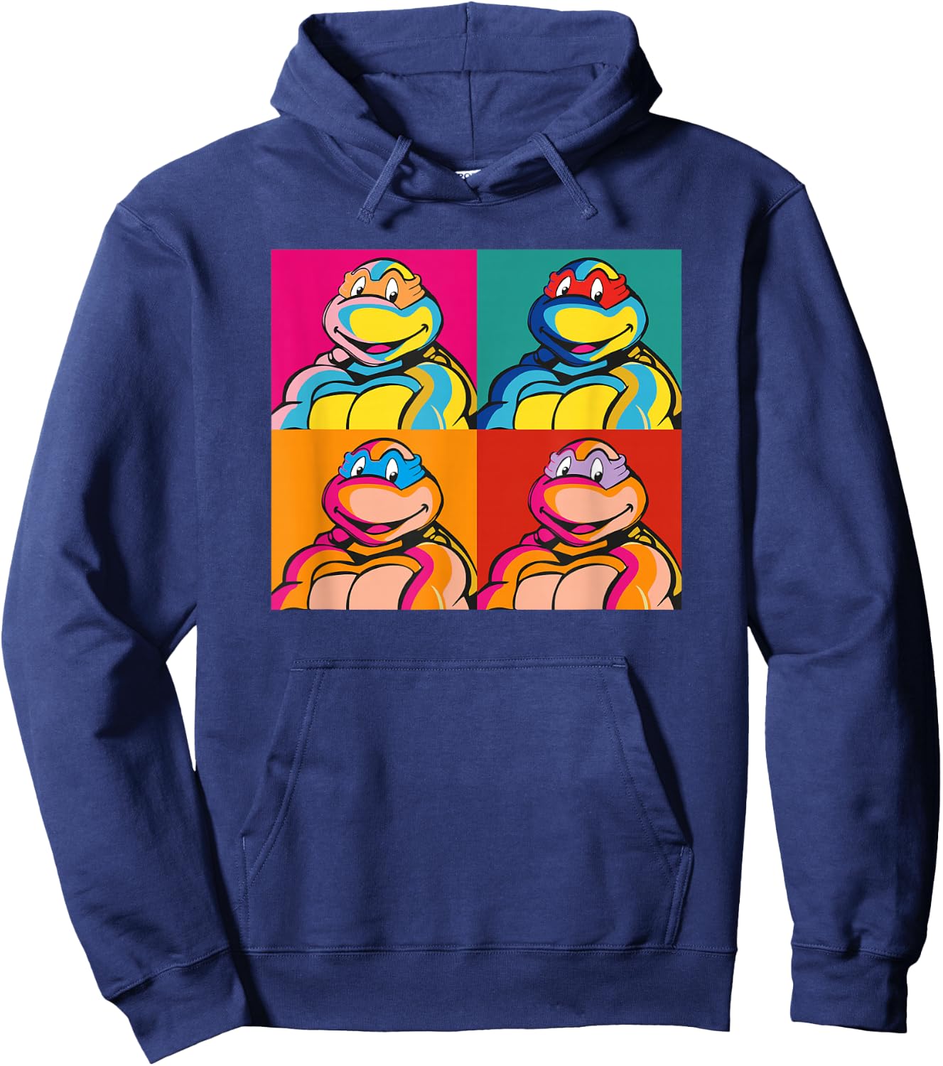 Donatello, Michelangelo, Leonardo & Donatello - Pop Art Hoodie - Hoodie | Navy
