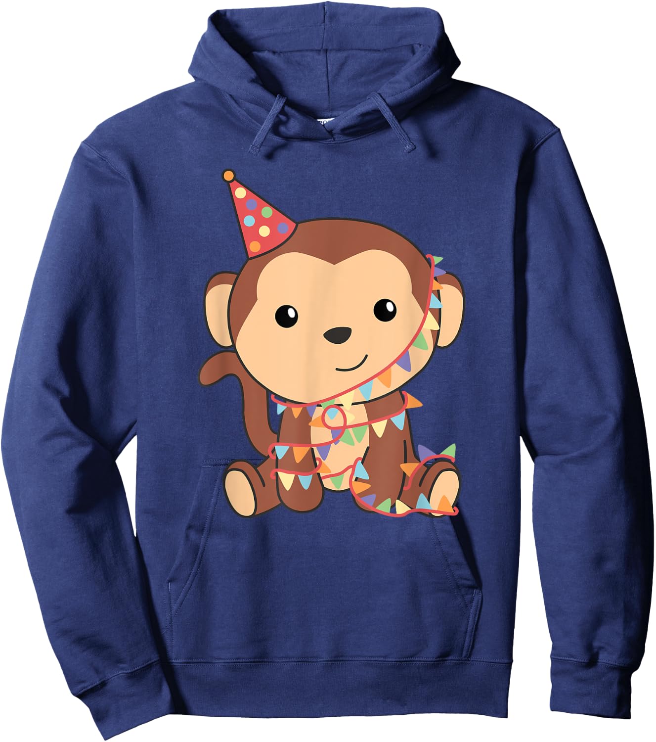Birthday Monkey for Kids A Birthday Monkey Hoodie - Hoodie | Navy