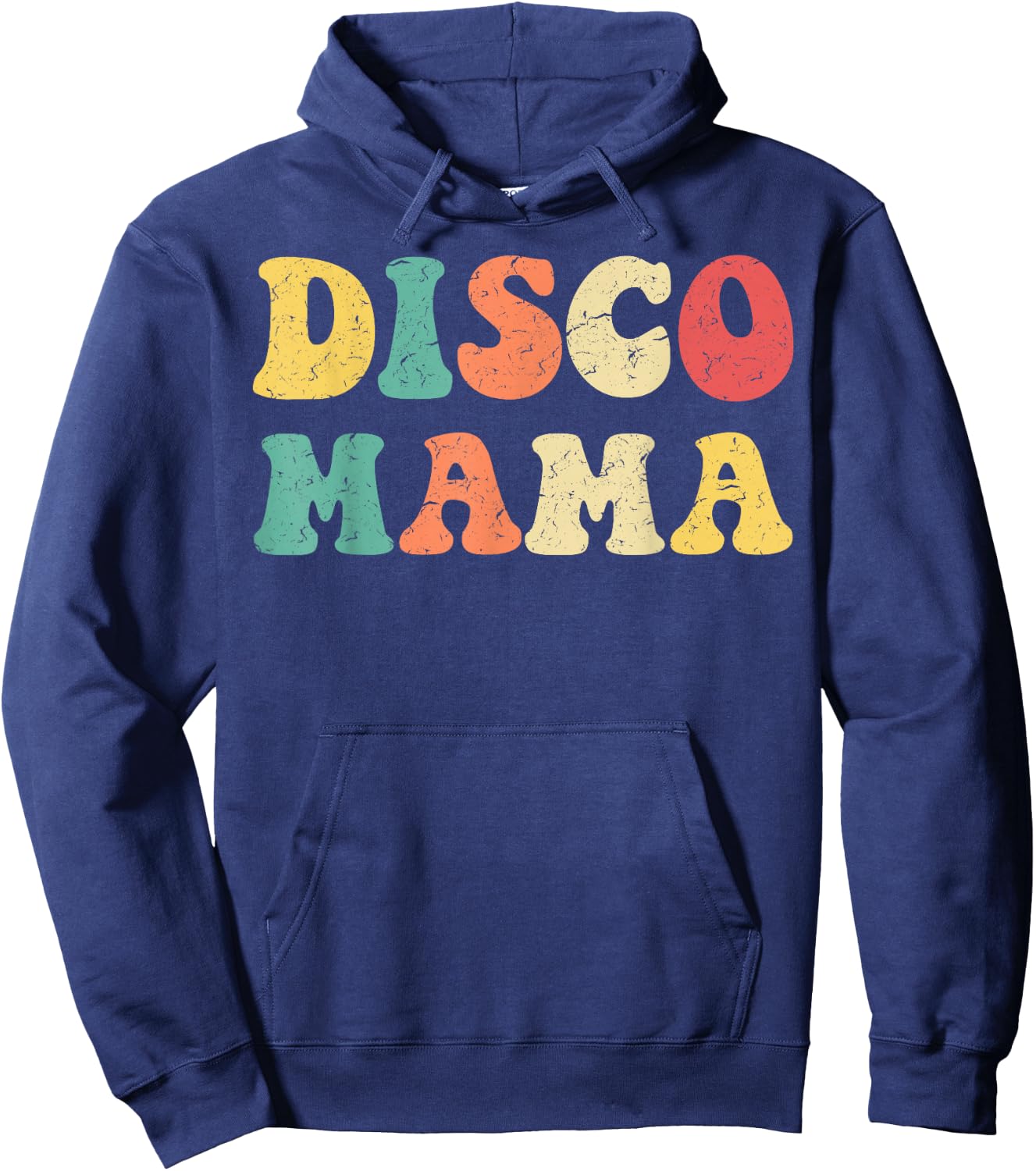 Disco Mama 1970s Disco Queen Matching Couple Shirt Hoodie - Hoodie | Navy